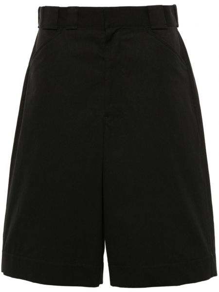 Pamučne kratke hlače Lemaire crna