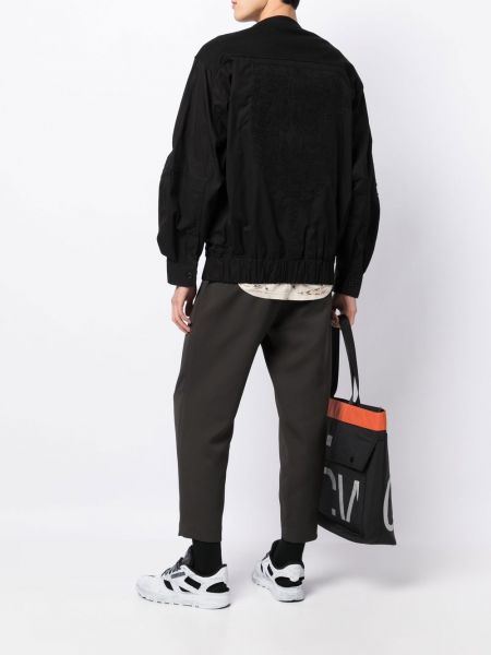Sweatshirt mit stickerei mit rundem ausschnitt Songzio schwarz