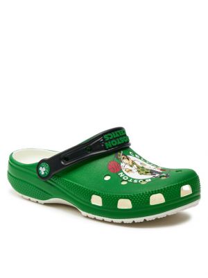 Чехли Crocs зелено
