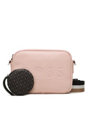 Чанта през рамо Boss розово