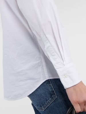 Βαμβακερό πουκάμισο Nili Lotan λευκό