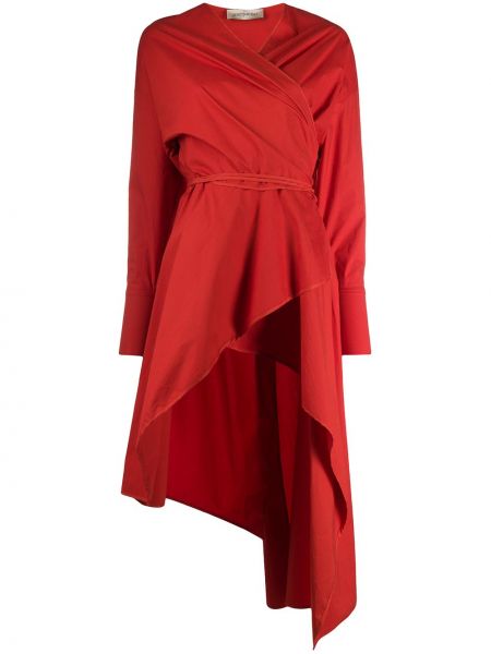 Vestido asimétrico Gentry Portofino rojo