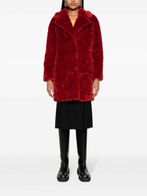 Manteau de fourrure Herno rouge