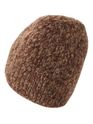 Шерстяная шапка Dries Van Noten коричневая