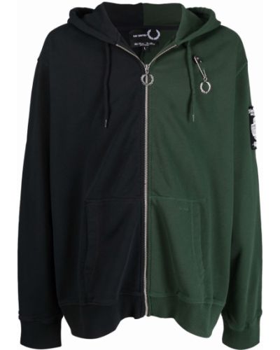 Zip hettegenser Raf Simons X Fred Perry grønn