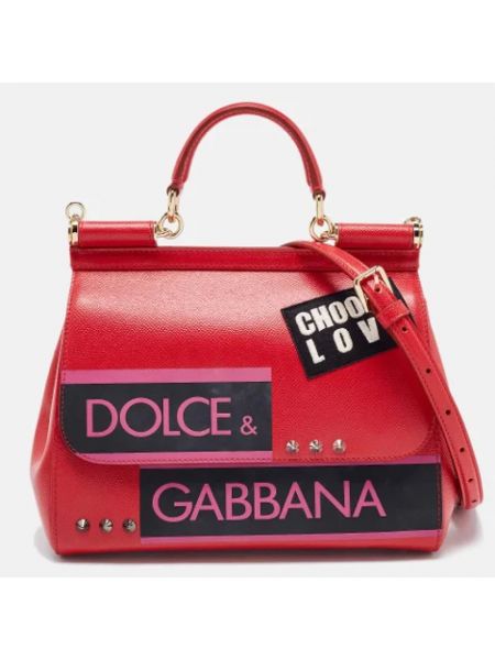Bolso cruzado de cuero Dolce & Gabbana Pre-owned