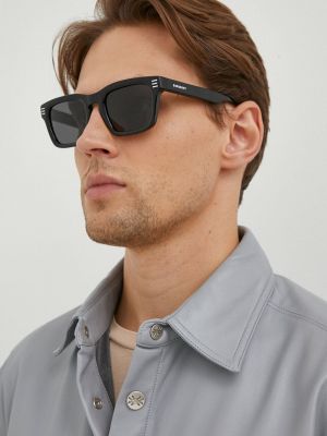 Czarne okulary przeciwsłoneczne Burberry