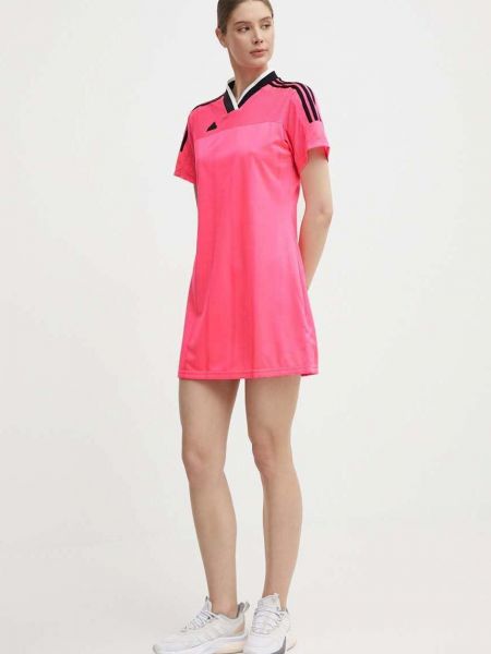 Sukienka mini Adidas różowa