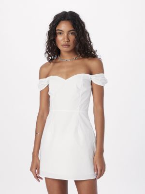 Мини рокля Glamorous бяло