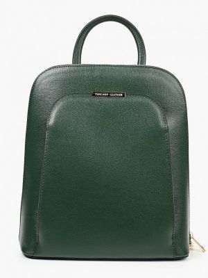 Кожаный рюкзак Tuscany Leather зеленый