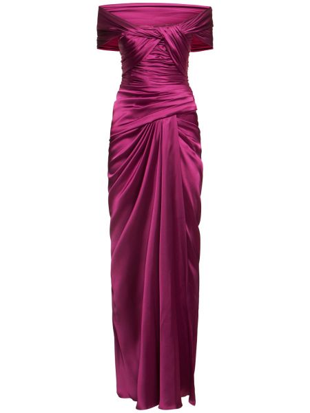 Drapert sateng dress Zuhair Murad lilla