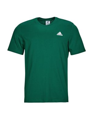 Rövid ujjú pamut póló Adidas zöld