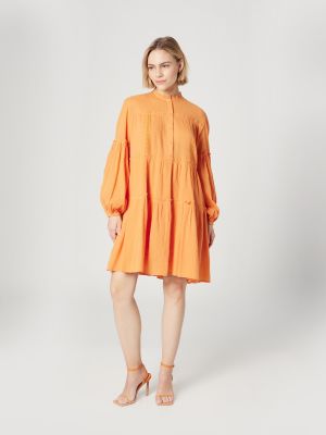Rochie tip cămașă Guido Maria Kretschmer Collection portocaliu