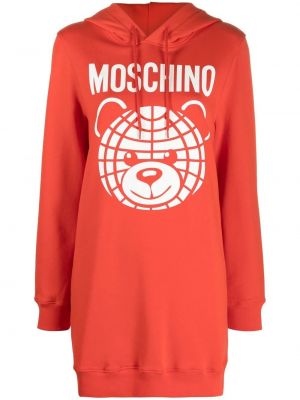 Sweatshirt mit print Moschino rot