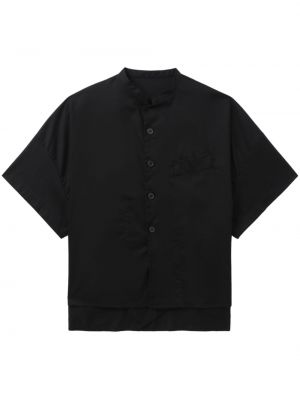 Βαμβακερό πουκάμισο Y's μαύρο