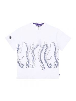 Koszulka z nadrukiem Octopus biała