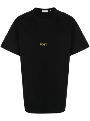 Βαμβακερή μπλούζα με σχέδιο Young Poets