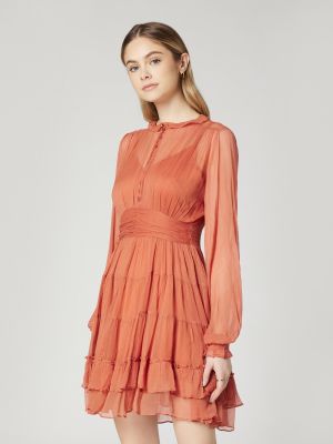Košeľové šaty Guido Maria Kretschmer Collection oranžová