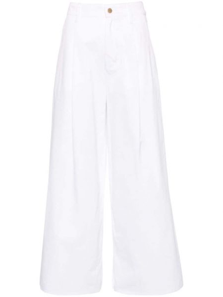 Relaxed панталон 's Max Mara бяло