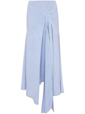 Asimetrična suknja Victoria Beckham plava