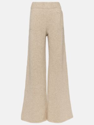 Pantaloni di lana baggy Dolce&gabbana beige