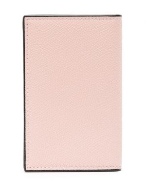 Δερμάτινος πορτοφόλι Valextra ροζ