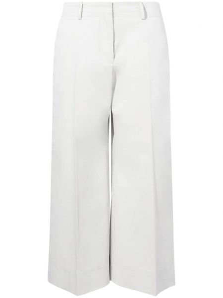 Памучни панталон с пресована гънка Proenza Schouler бяло