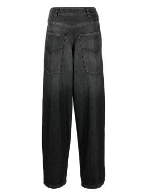 Jeans mit geknöpfter ausgestellt Bluemarble schwarz