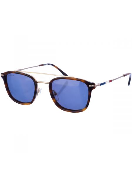Okulary przeciwsłoneczne Lacoste brązowe