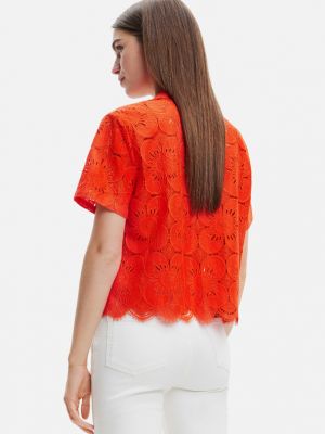 Риза Desigual оранжево