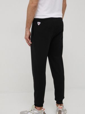 Spodnie sportowe bawełniane Rossignol czarne