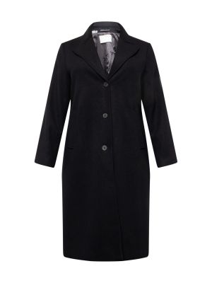 Παλτό Selected Femme Curve μαύρο