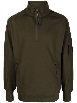 Džerzej fleecový sveter C.p. Company zelená