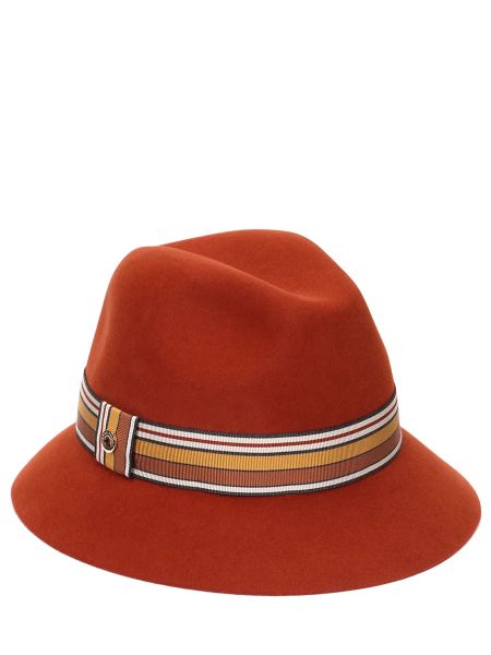 Оранжевая шляпа Loro Piana