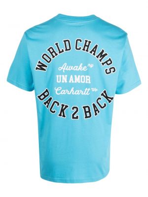 T-shirt mit taschen Awake Ny blau