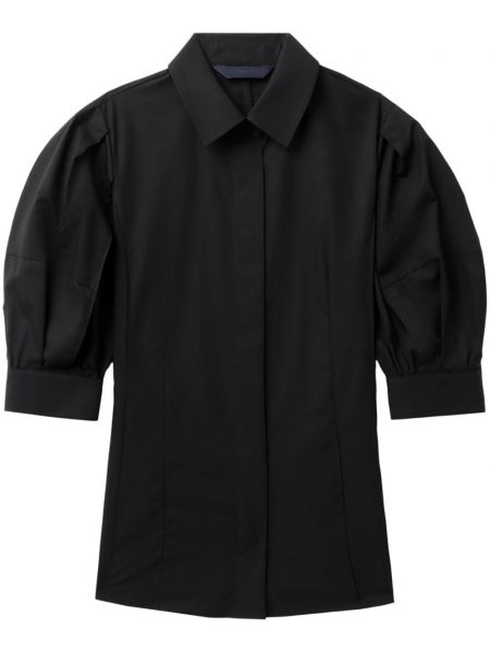 Памучна блуза Juun.j черно