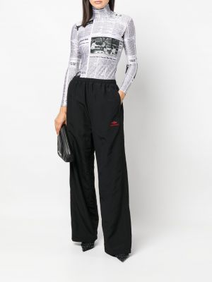 Pantalon de joggings taille haute Balenciaga noir