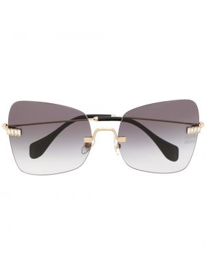 Akiniai nuo saulės oversize Miu Miu Eyewear