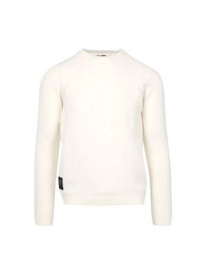 Sweter z okrągłym dekoltem Blauer biały