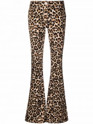 Pantalones con estampado leopardo Blumarine