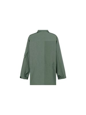 Куртка с вышивкой с карманами Kenzo зеленая