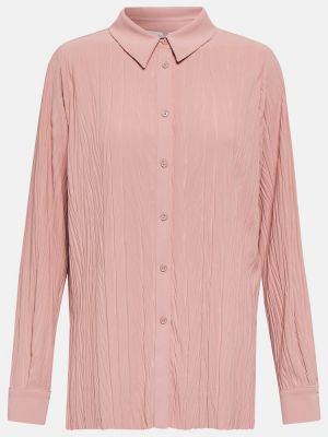 Košulja od jersey Max Mara ružičasta