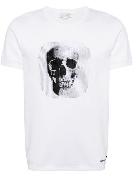 T-shirt Alexander Mcqueen hvid