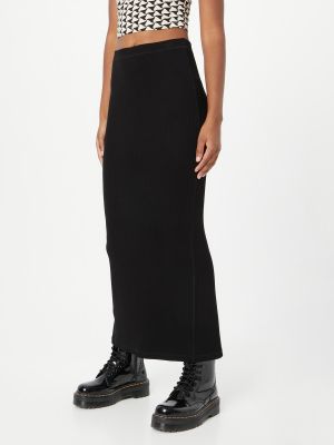 Maksi suknja Weekday crna