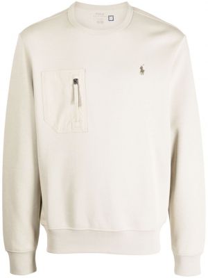 Sweat en coton Polo Ralph Lauren blanc