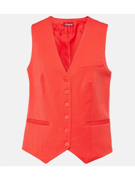 Gilet Staud rosso