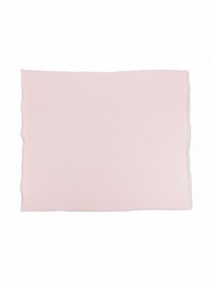 Pletena pamučna torbica Siola ružičasta