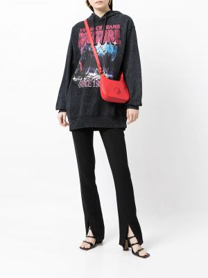 Bavlněná mikina s kapucí s potiskem Versace Jeans Couture