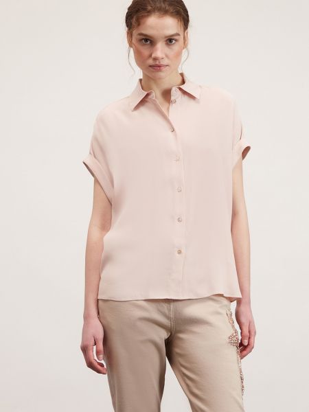 Рубашка с коротким рукавом Motivi розовая