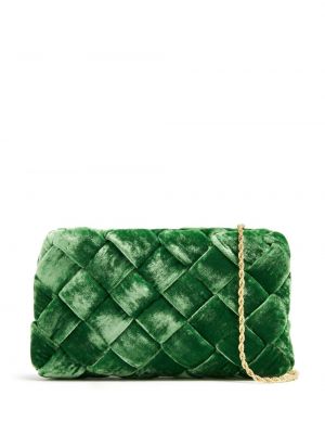 Кадифени чанта тип „портмоне“ Loeffler Randall зелено
